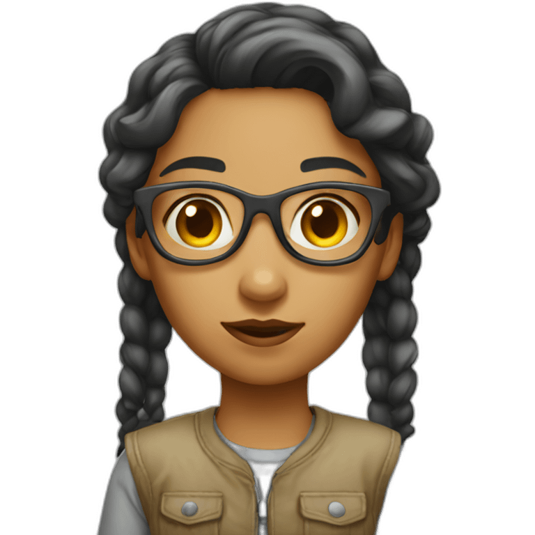 innovator young girl emoji