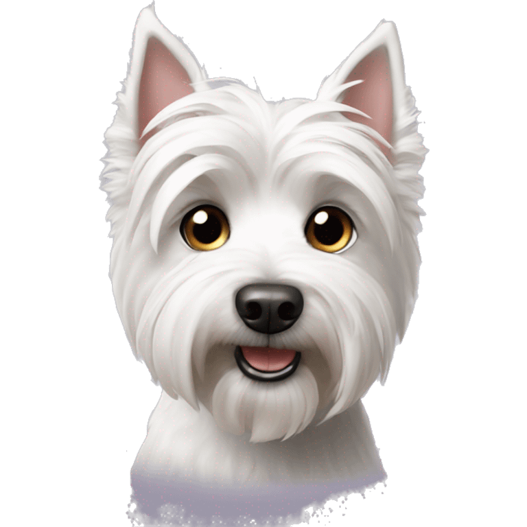 Westie dog emoji