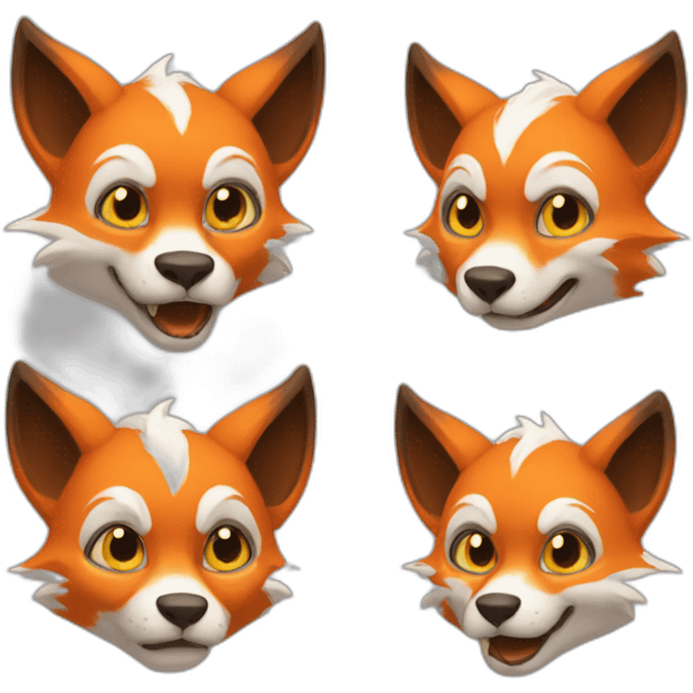 Démon renard emoji