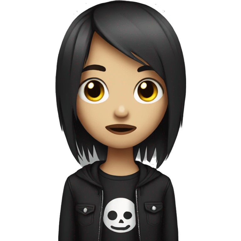 emo girl emoji