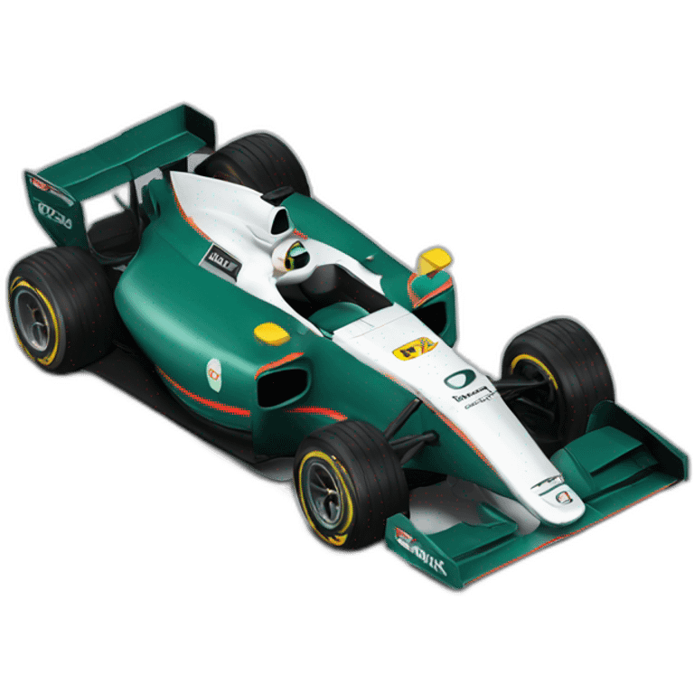 Aston Martin formula 1 car emoji