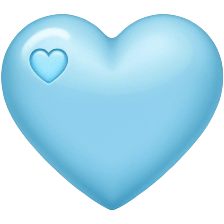 Light blue heart emoji