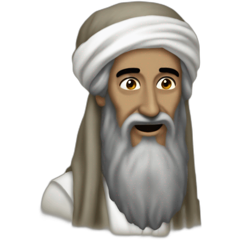 osama bin laden playing drumbs emoji