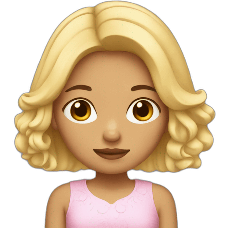 Mexican girl with blonde hair emoji