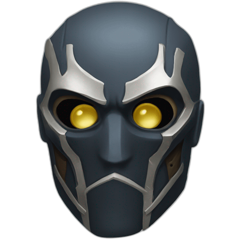 Dishonored mask emoji