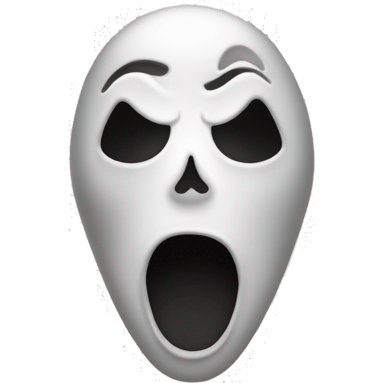 scream ghost movie emoji