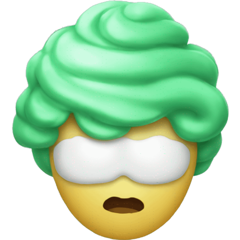 Minty candy emoji