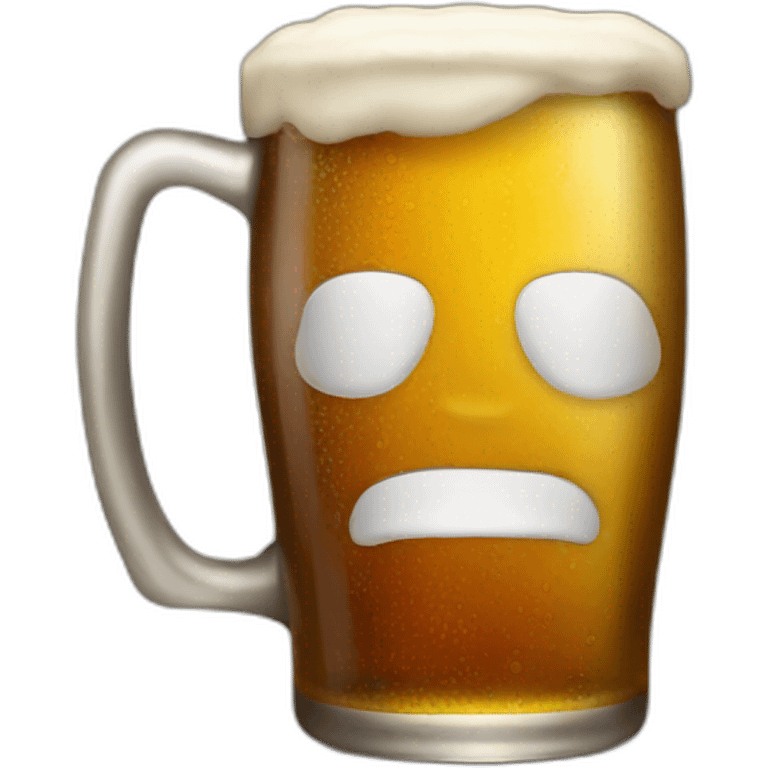 Chat-drink-beer emoji