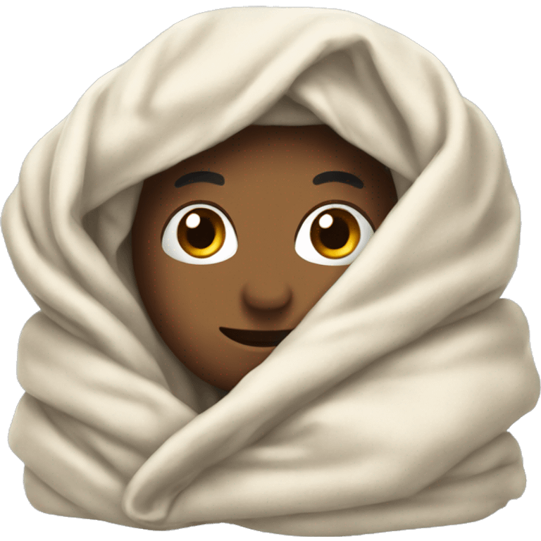 Cozy blanket emoji