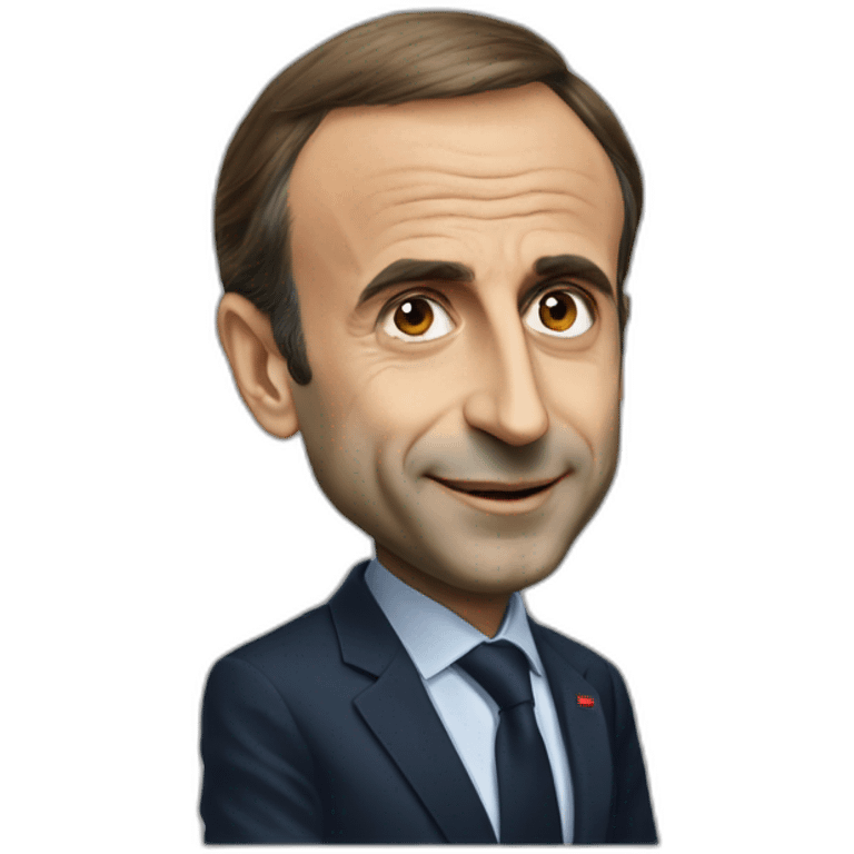 Macron avec zemmour emoji