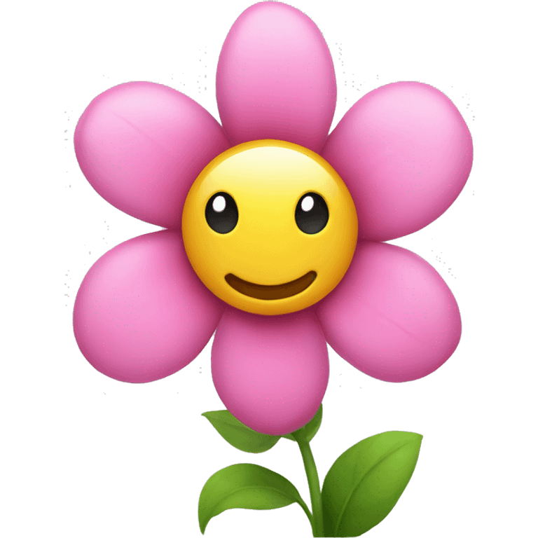 Cute flower emoji