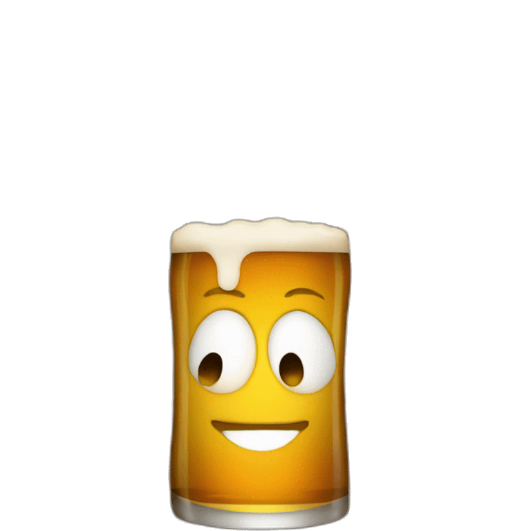 beer in a beer barrel emoji