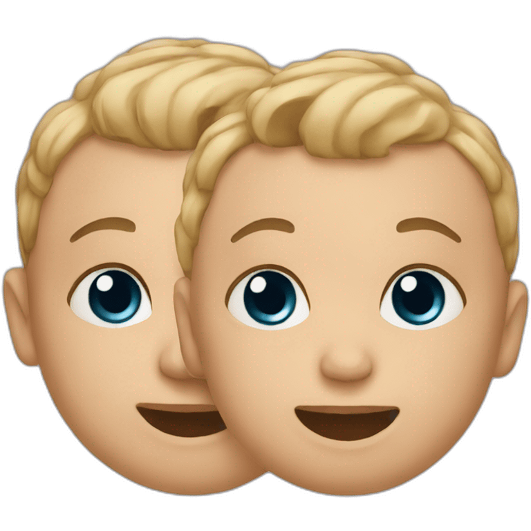 two babies emoji