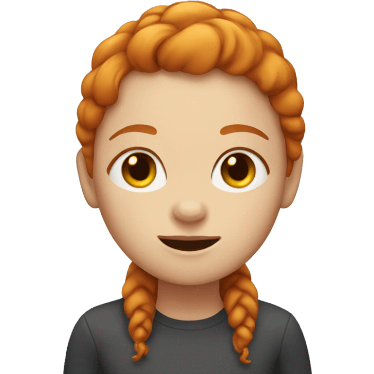 Ginger girl  emoji