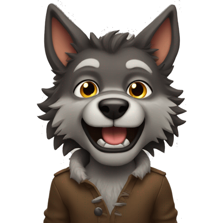 cute werewolf emoji