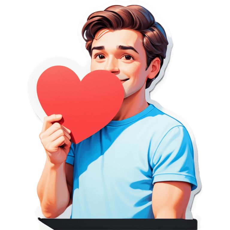 Man in love emoji