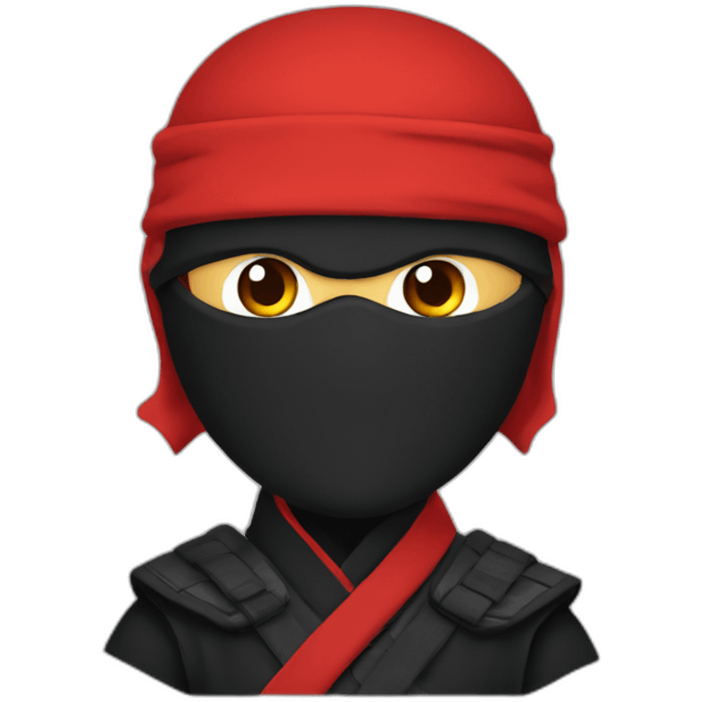 ninja rojo emoji