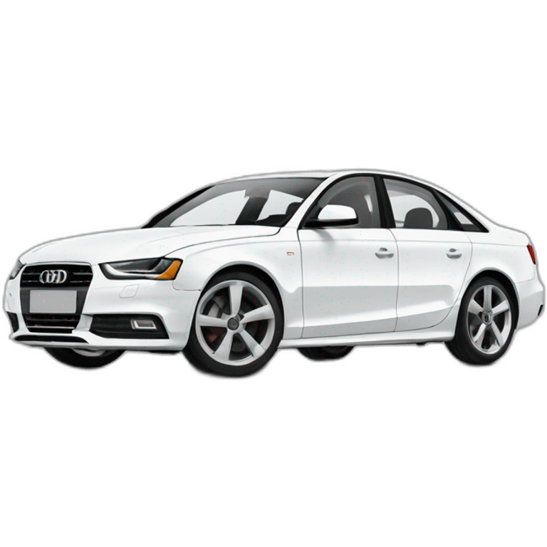 audi a4 white emoji