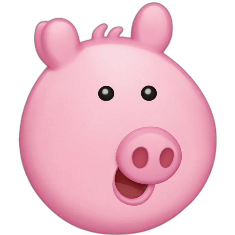 Peppa pig cutted emoji