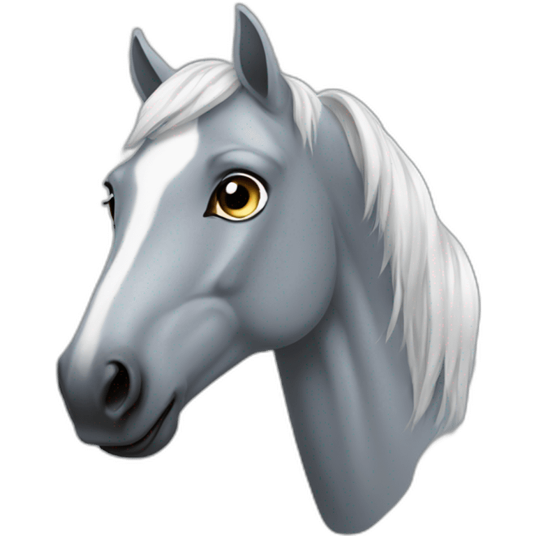 Grey Horse emoji