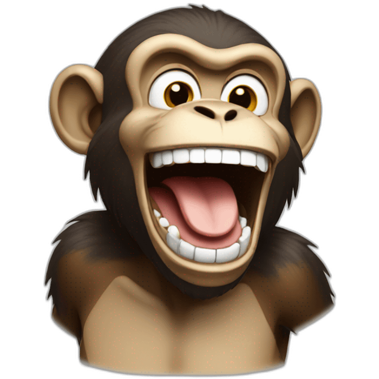 Laughing monkey  emoji