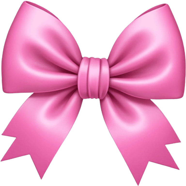 Pink bow cute emoji