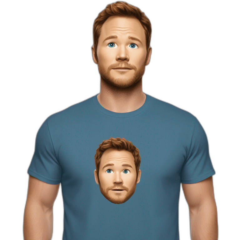 chris-pratt t-shirt emoji