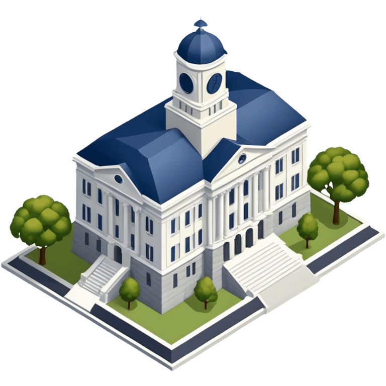 penn state old main isometric exterior view emoji