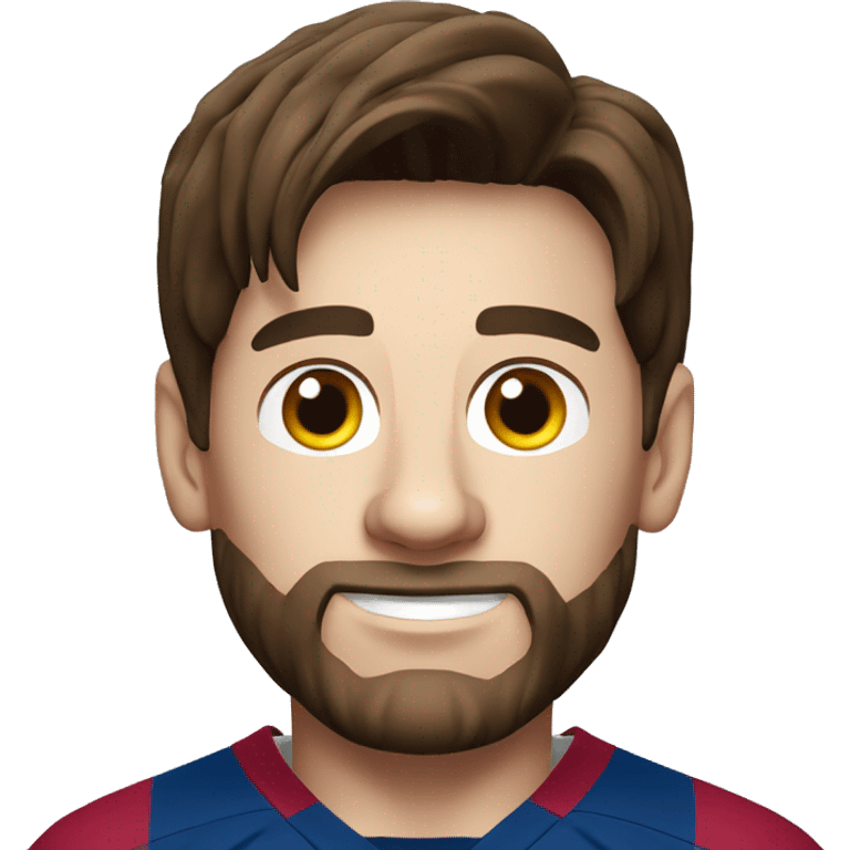 lionel messi in barcelona uniform emoji