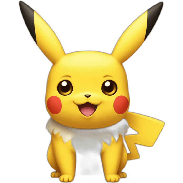 pikachu with pichou ears emoji