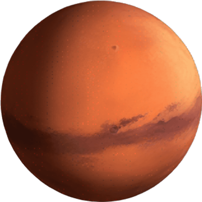 Mars planet emoji