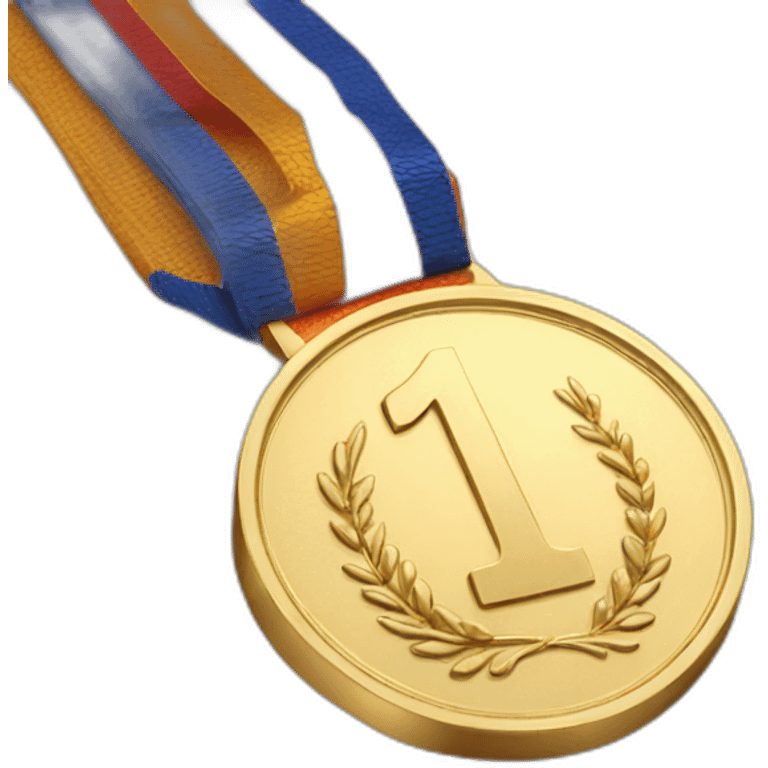 1st place gold medal emoji