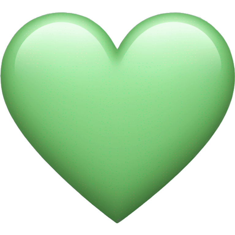 Sage green heart emoji emoji