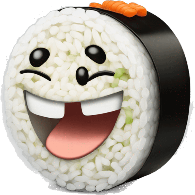 Happy sushi emoji