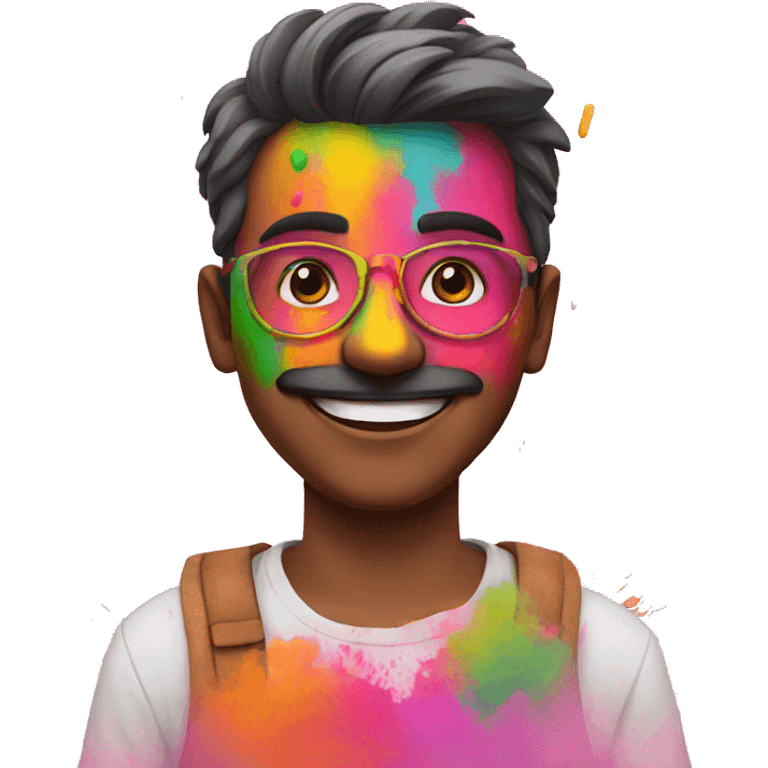 Happy holi emoji