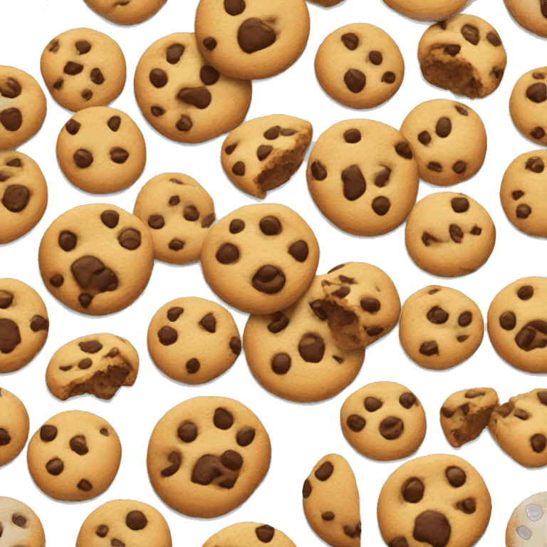 chocolate chip cookies  emoji