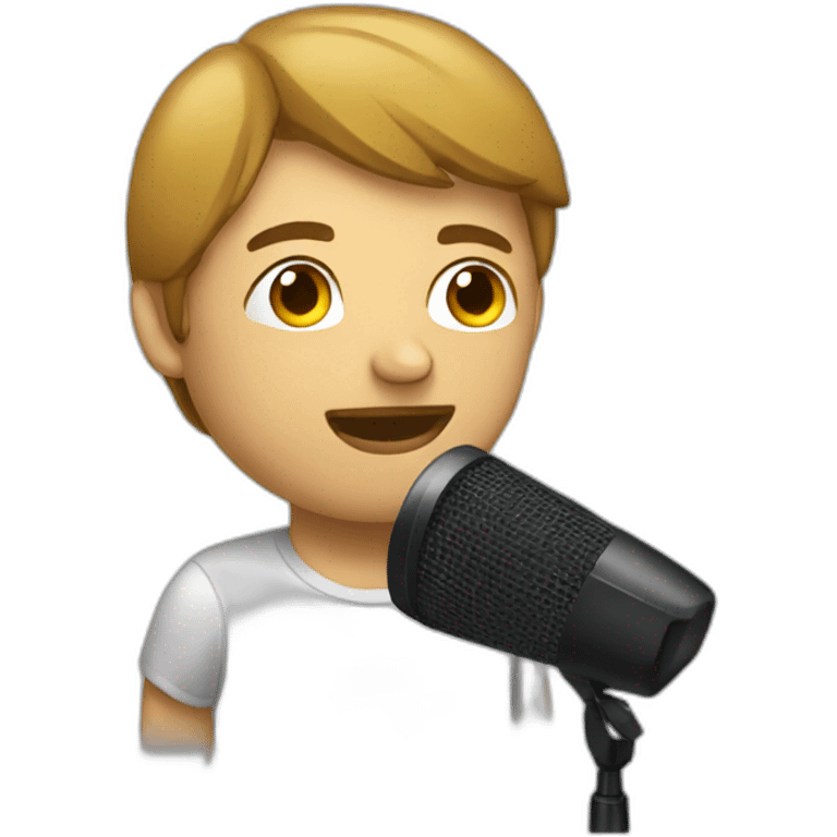 a person recording himself emoji