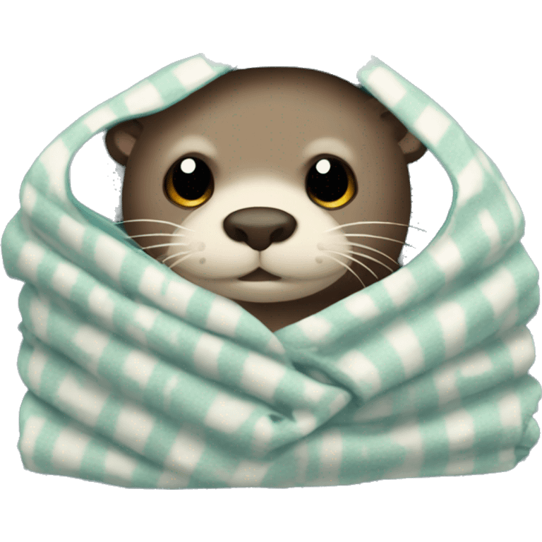 otter in a blanket emoji