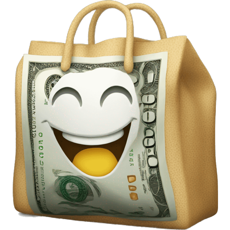 happy bag of money emoji