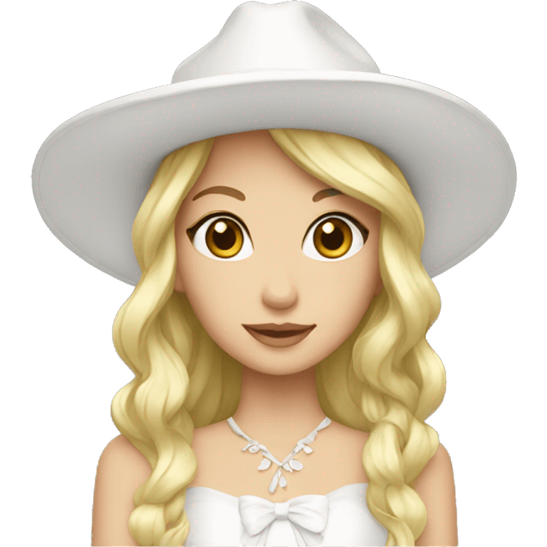 Fleur blanche emoji