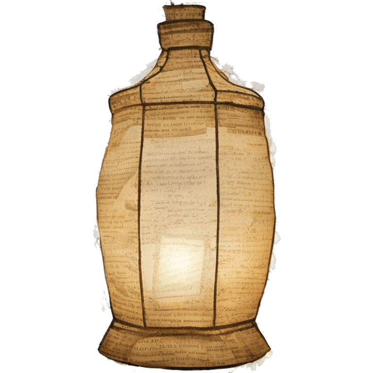 420 hemp Glowing Shakespeare made of newspaper and bokeh fairy lights lanterns stained glass, bokeh, annotated sketch, handwritten letters, collage of intricate patterns, lantern emoji