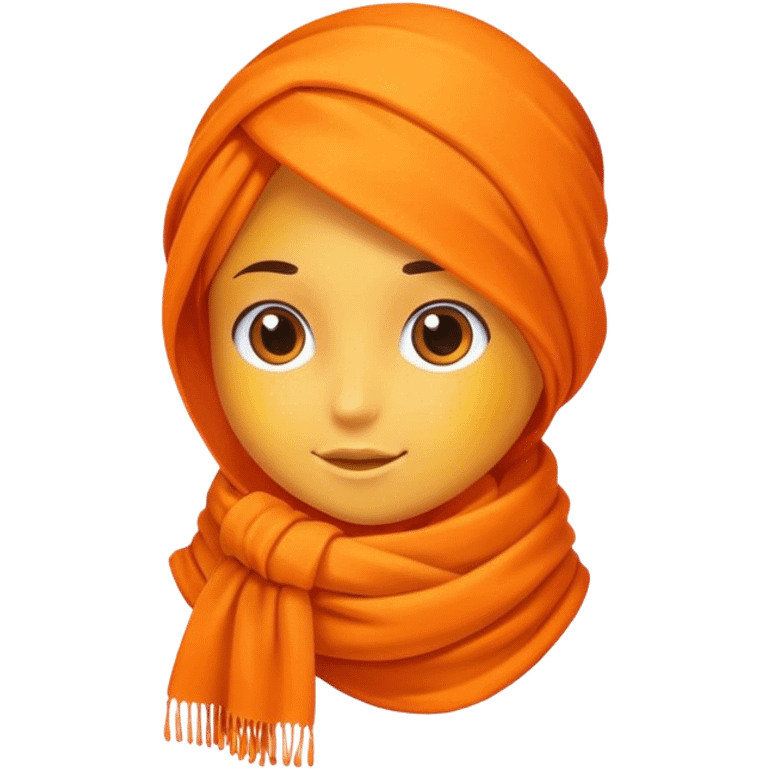 Orange scarf emoji