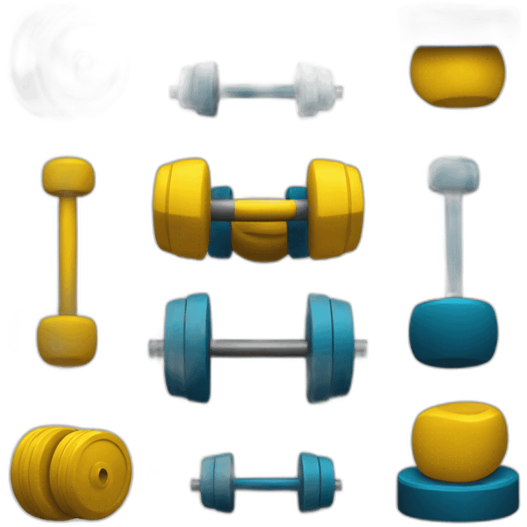 Sports Bar with Weights emoji