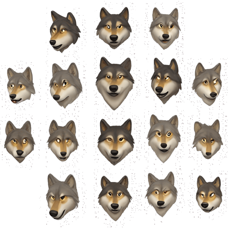 wolves emoji