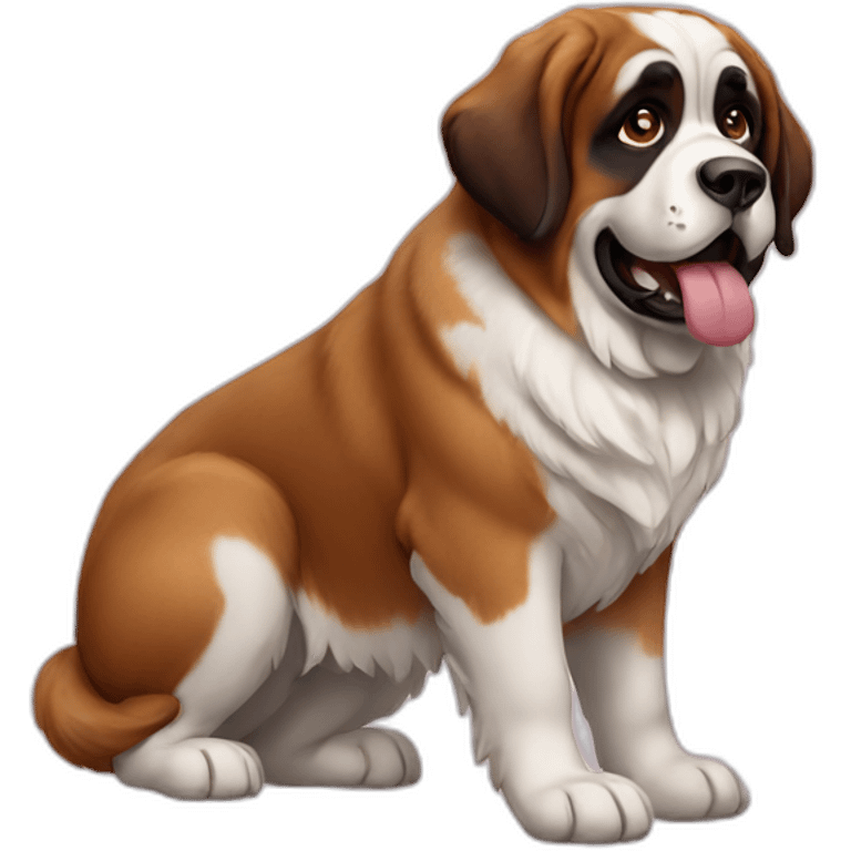 saint-bernard-dog-love emoji