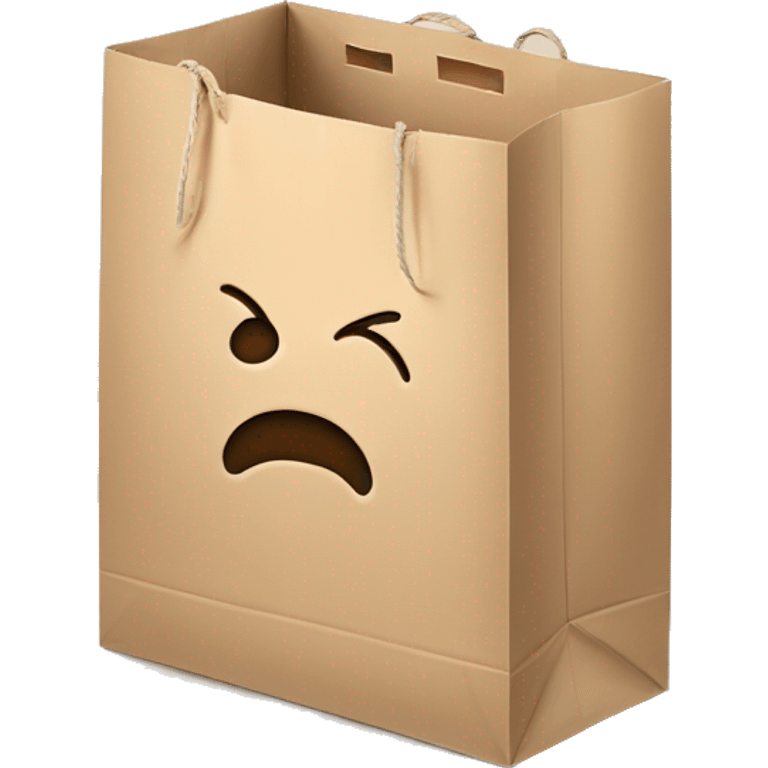 white-branded-carton-bag emoji