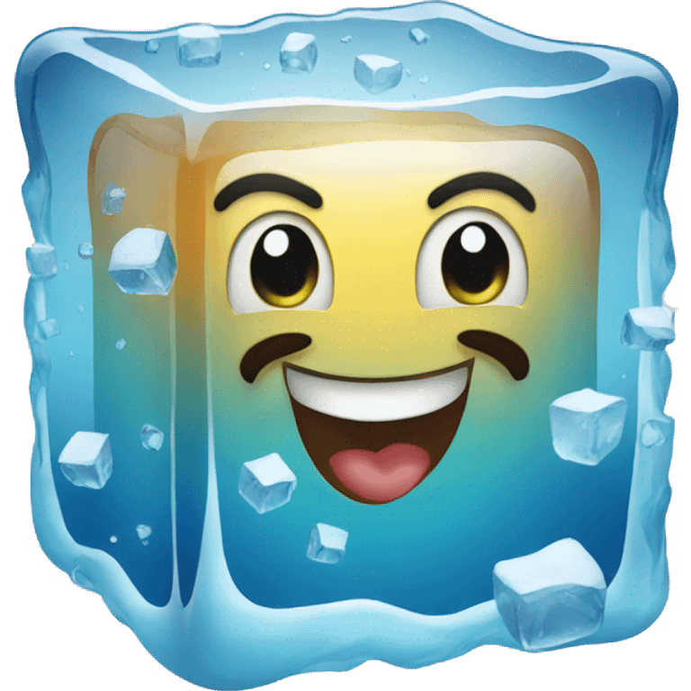 ice cube happy emoji