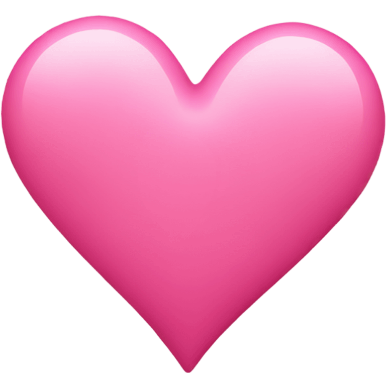 pink soft heart  emoji