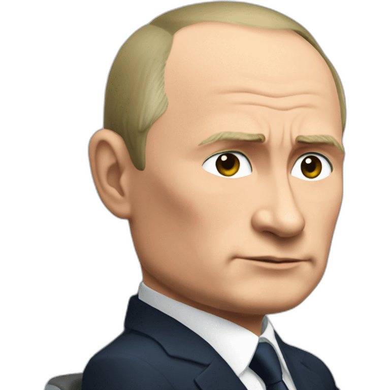 angry vladimir putin wheelchair jet emoji