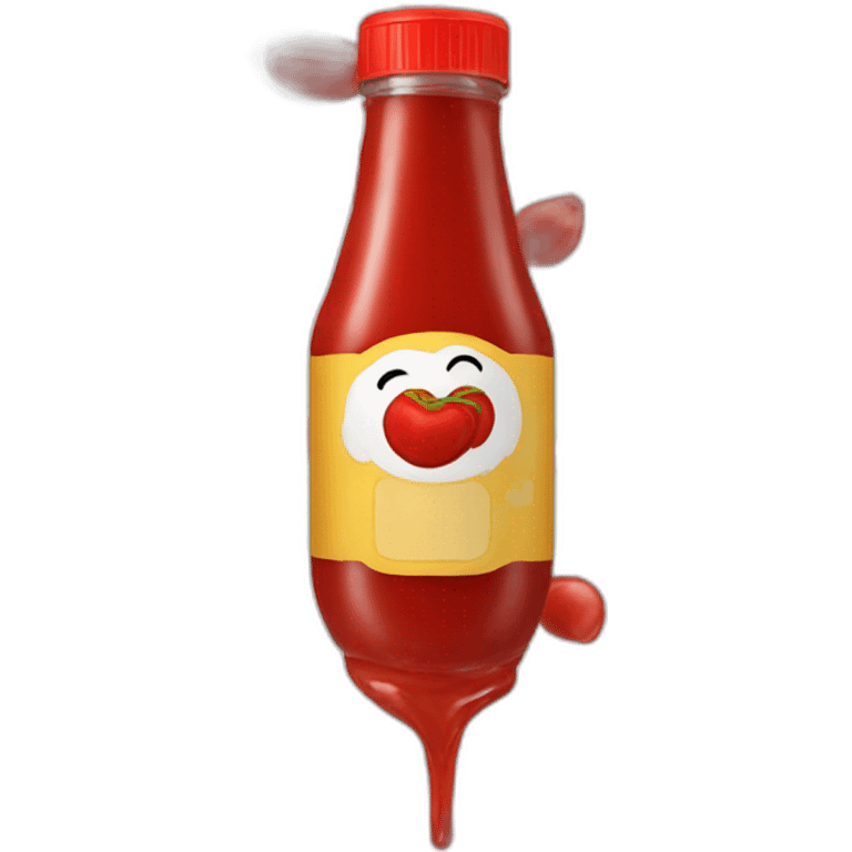 Ketchup qui coule emoji